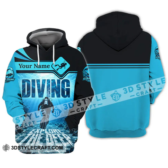 Unisex Shirt - Custom Diving Shirt style option 3