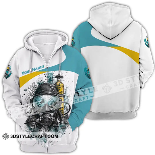 Unisex Shirt - Custom Diving Shirt style option 4