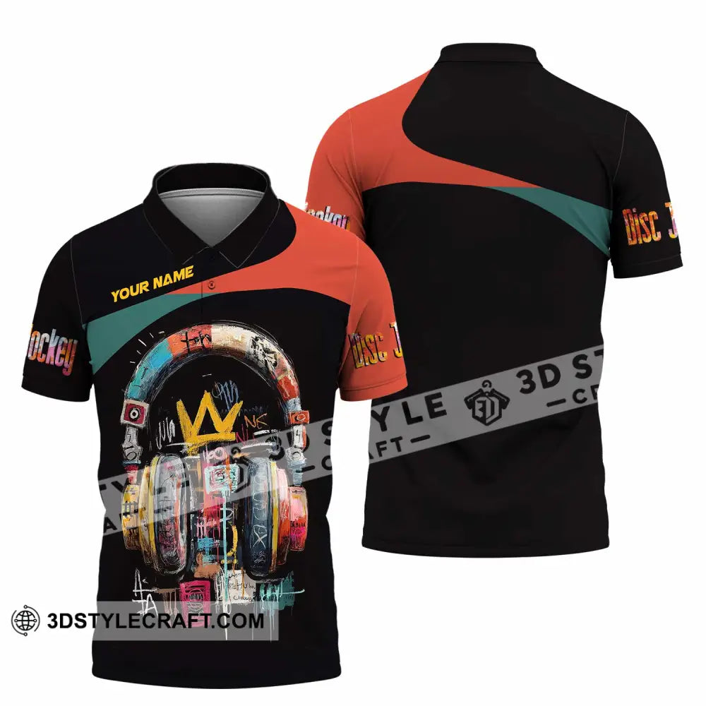 Unisex Shirt - Custom DJ 3D Shirt Polo Shirt / S T-shirt