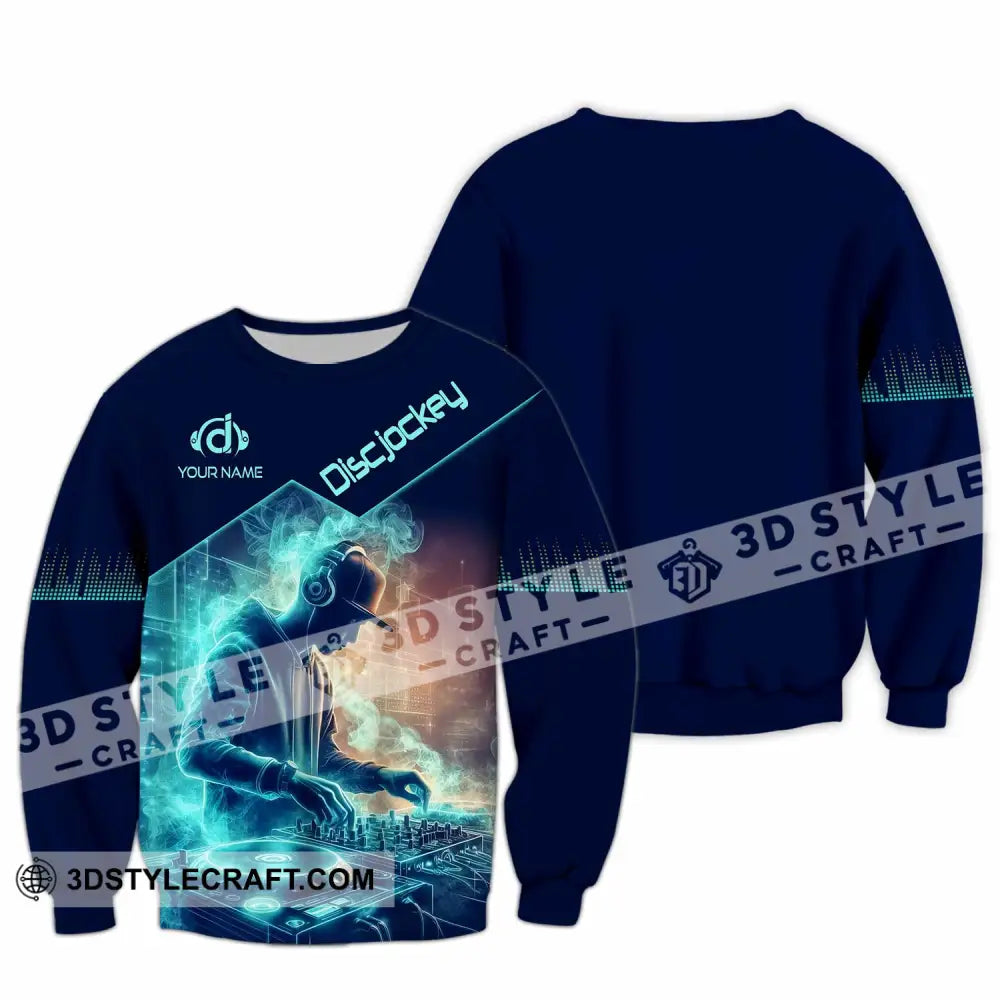 Unisex Shirt - Custom DJ Man Shirt Long Sleeve / S T-shirt