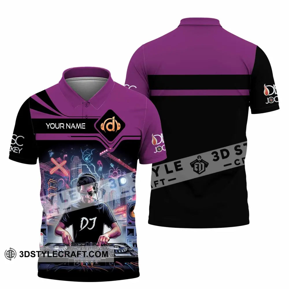 Unisex Shirt - Custom DJ Man Shirt Polo Shirt / S T-shirt