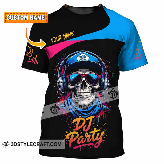 Unisex Shirt - Custom DJ Party 3D Shirt T-shirt