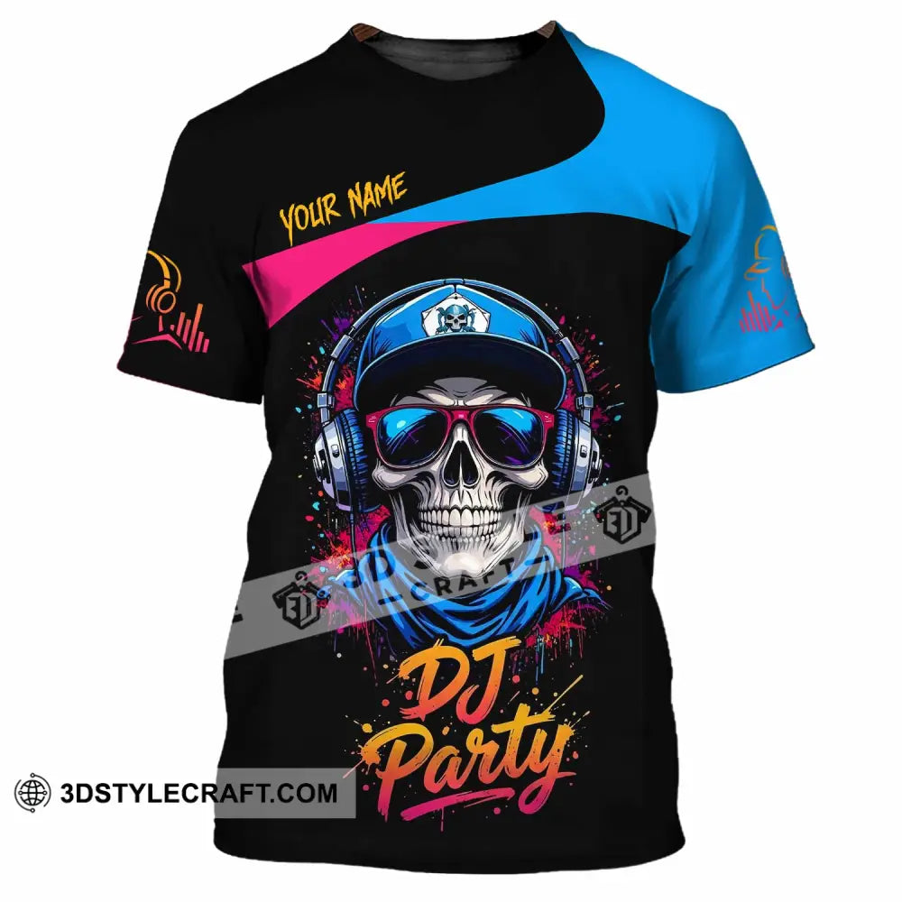 Unisex Shirt - Custom DJ Party 3D Shirt T-Shirt / S T-shirt