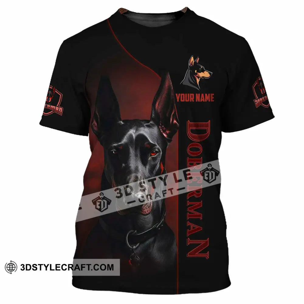 Unisex Shirt - Custom Dobermann Dog Shirt T-Shirt / S T-shirt