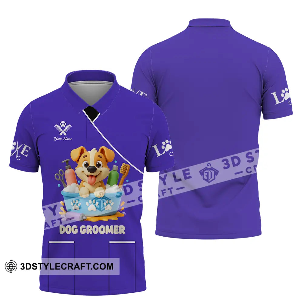 Unisex Shirt Custom Dog Groomers Shirt Polo Shirt / S T shirt