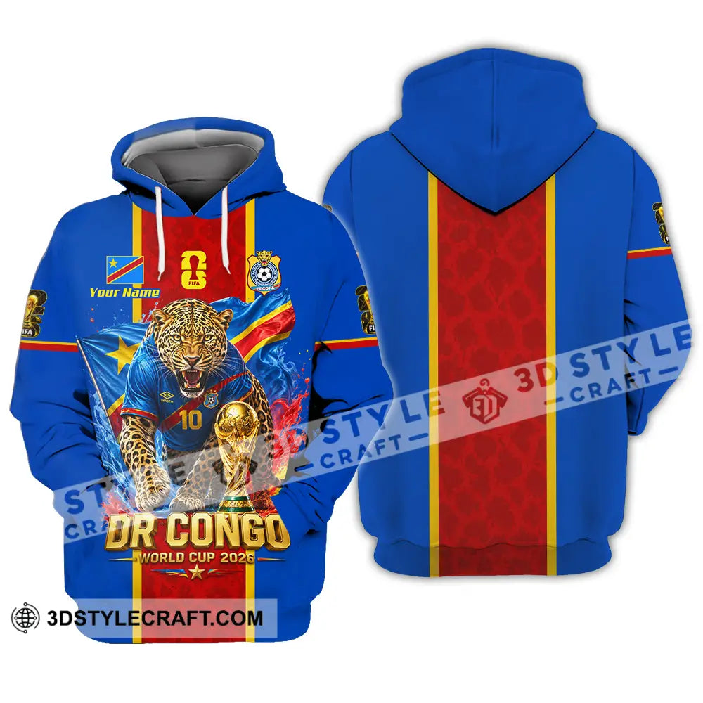 Unisex Shirt - Custom Dr Congo World Cup 2026 Shirt - Hoodie / S - T-shirt