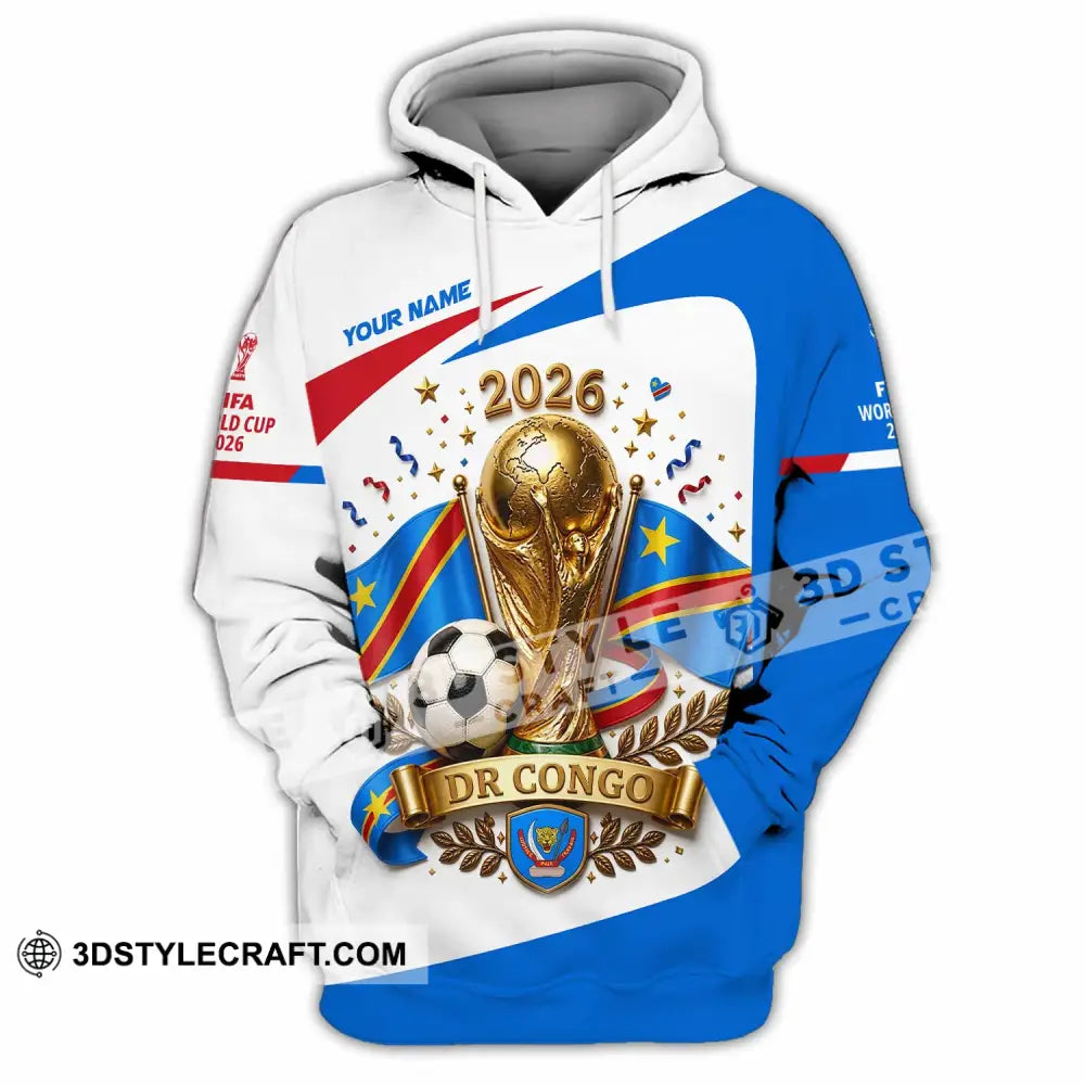 Unisex Shirt - Custom Dr Congo World Cup 2026 Shirt - Hoodie / S - T-shirt