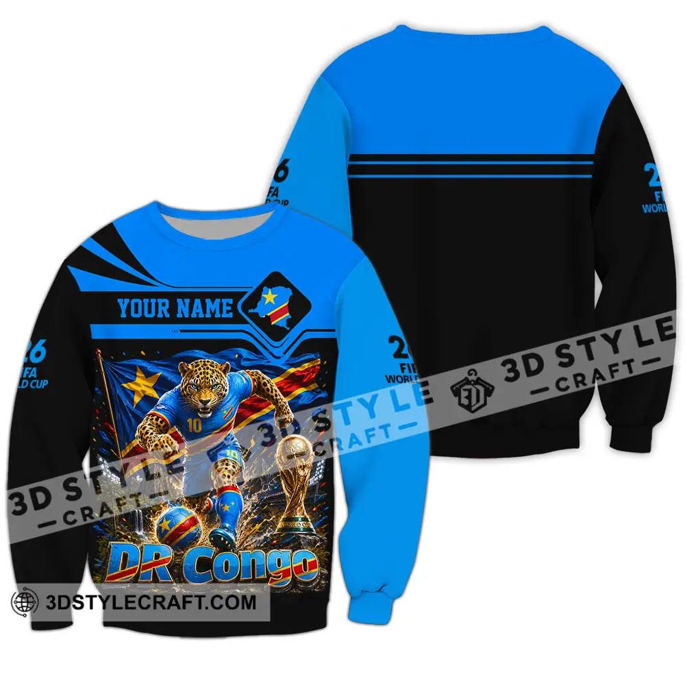 Unisex Shirt - Custom Dr Congo World Cup 2026 Shirt - Long Sleeve / S - T-shirt