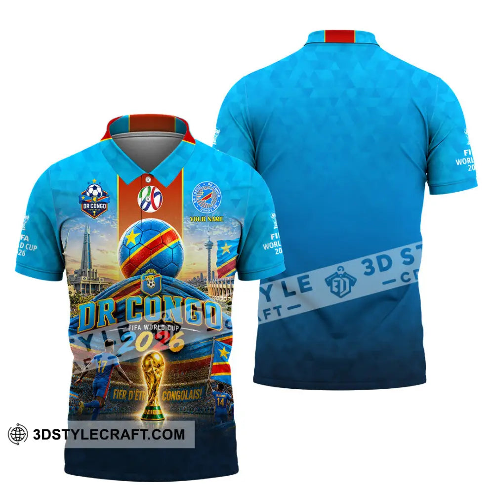 Unisex Shirt - Custom Dr Congo World Cup 2026 Shirt - Polo Shirt / S - T-shirt