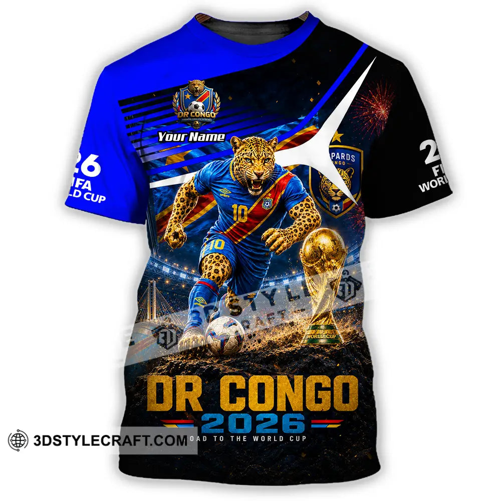 Unisex Shirt - Custom Dr Congo World Cup 2026 Shirt - T-Shirt / S - T-shirt