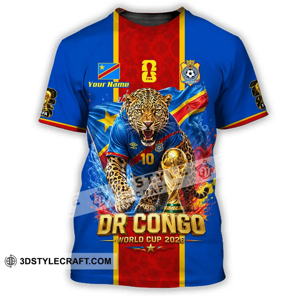 Unisex Shirt - Custom Dr Congo World Cup 2026 Shirt - T-Shirt / S - T-shirt