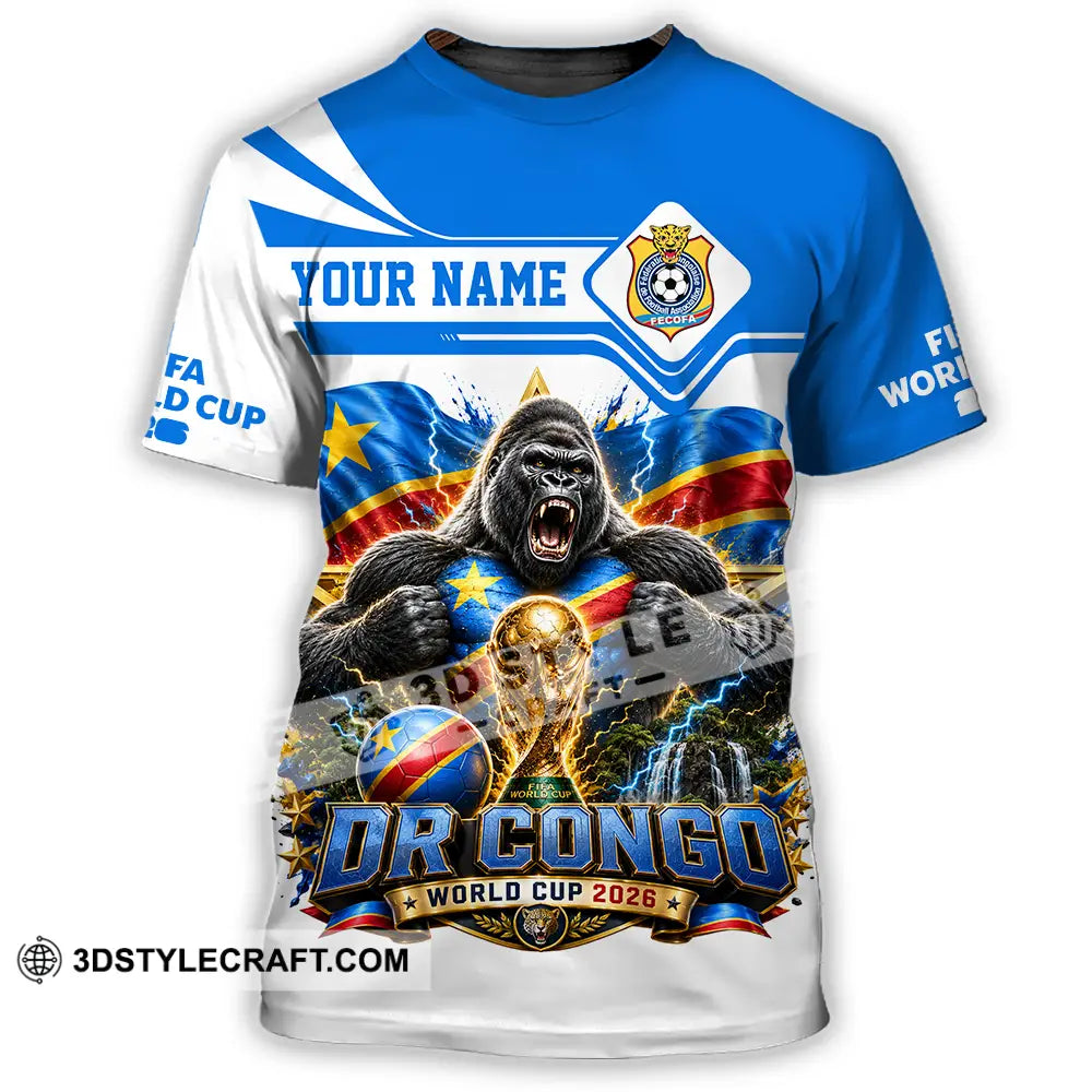 Unisex Shirt - Custom Dr Congo World Cup 2026 Shirt - T-Shirt / S - T-shirt