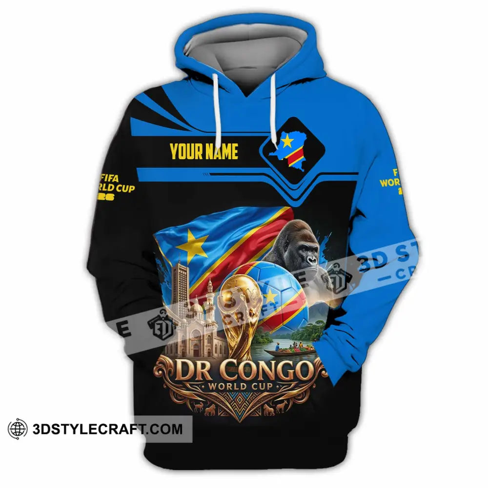 Unisex Shirt - Custom Dr Congo World Cup 2026 Shirt - Hoodie / S - T-shirt