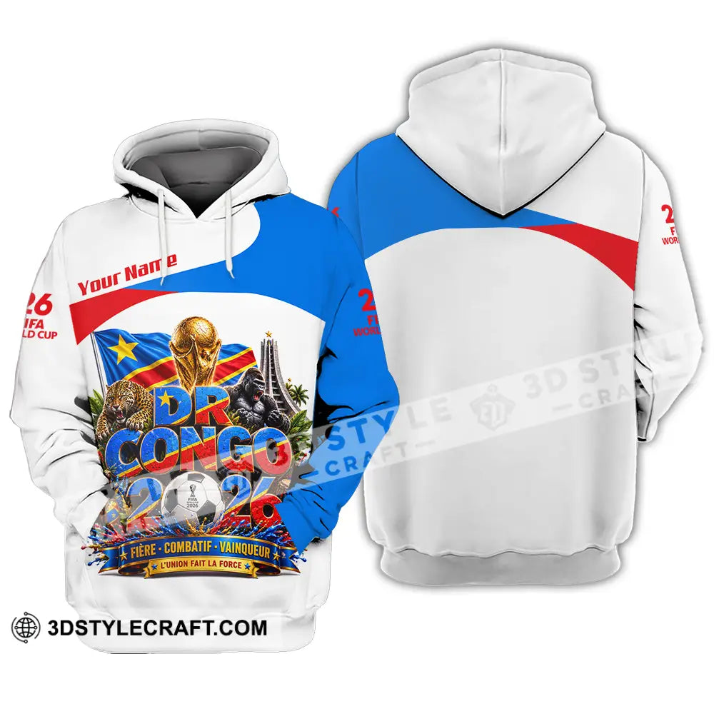 Unisex Shirt - Custom Dr Congo World Cup 2026 Shirt - Hoodie / S - T-shirt