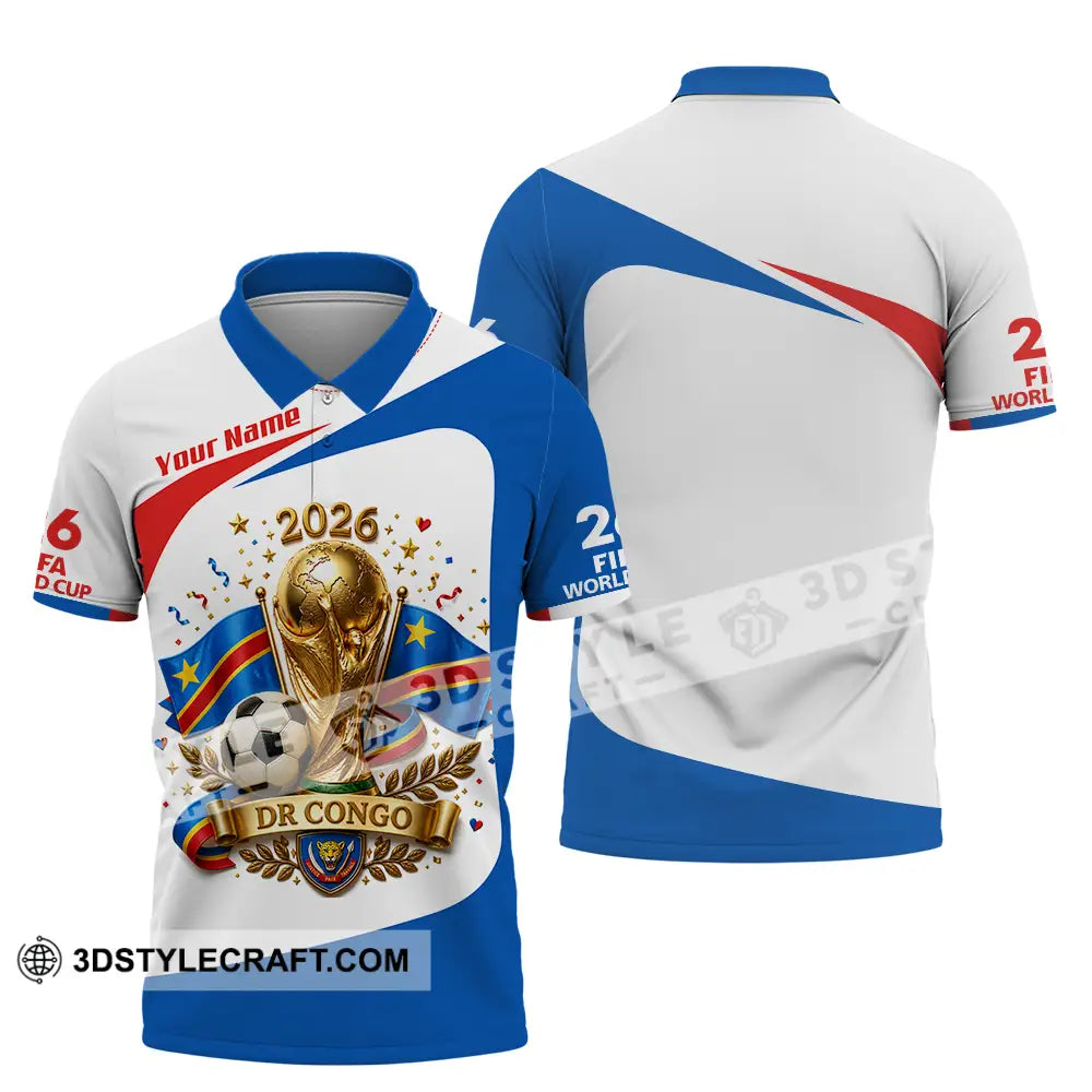 Unisex Shirt - Custom Dr Congo World Cup 2026 Shirt - Polo Shirt / S - T-shirt