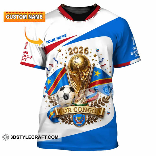 Unisex Shirt - Custom Dr Congo World Cup 2026 Shirt style option 1