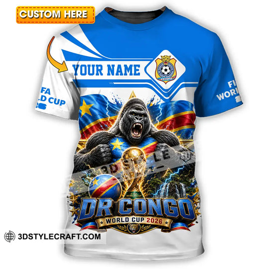 Unisex Shirt - Custom Dr Congo World Cup 2026 Shirt style option 1