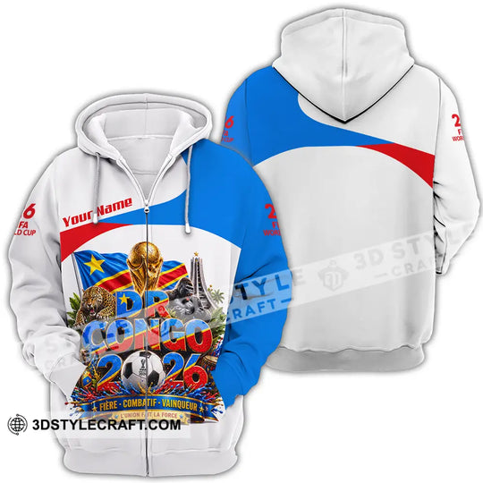 Unisex Shirt - Custom Dr Congo World Cup 2026 Shirt style option 4