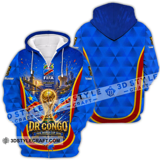 Unisex Shirt - Custom Dr Congo World Cup 2026 Shirt style option 4