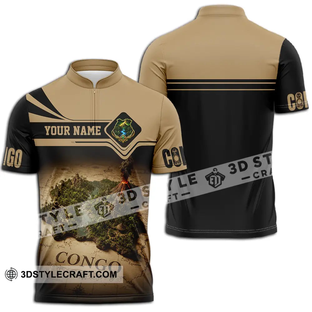 Unisex Shirt - Custom Dr Congo Shirt - Zipper Polo Shirt / S - T-shirt