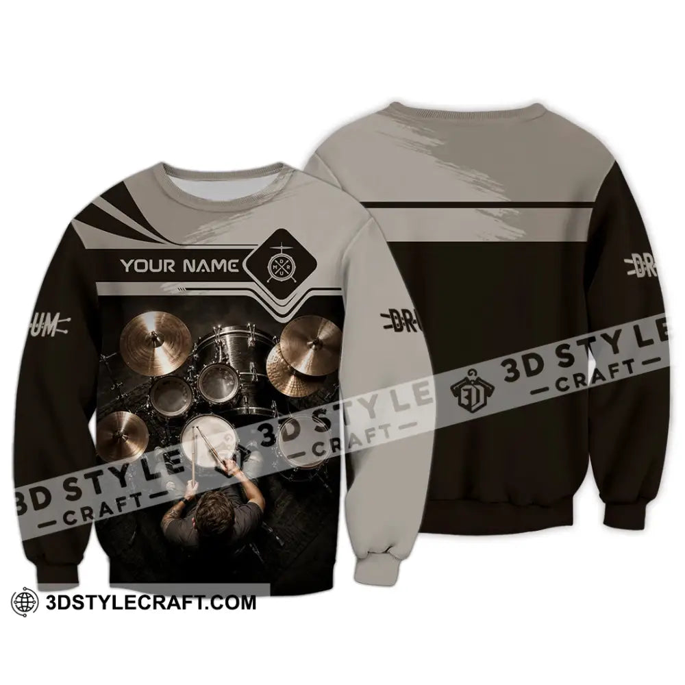 Unisex Shirt - Custom Drum Shirt - Long Sleeve / S - T-shirt