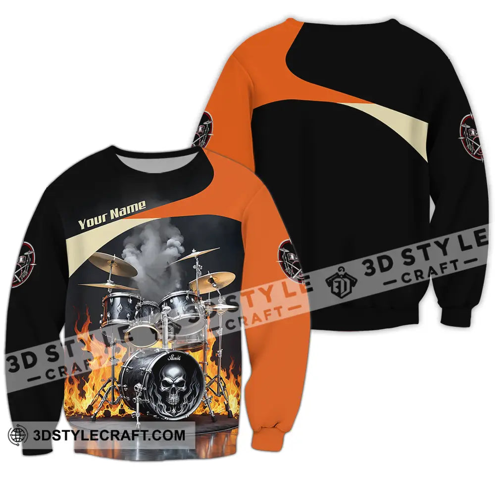 Unisex Shirt - Custom Drummer Shirt - Long Sleeve / S - T-shirt