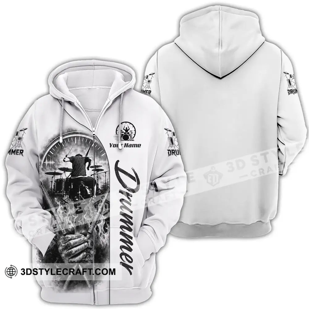 Unisex Shirt - Custom Drummer Shirt - Zipper Hoodie / S - T-shirt