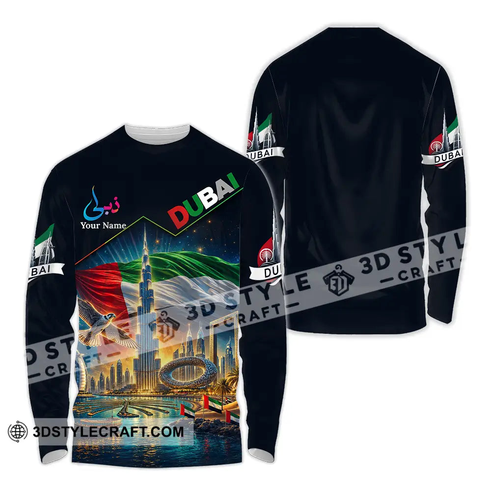 Unisex Shirt - Custom Dubai Shirt - Long Sleeve Shirt / S - T-shirt