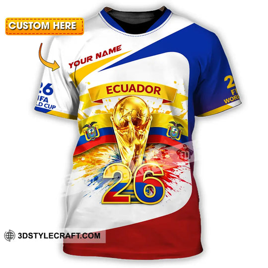 Unisex Shirt - Custom Ecuador 3D Shirt style option 1