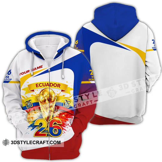 Unisex Shirt - Custom Ecuador 3D Shirt style option 4