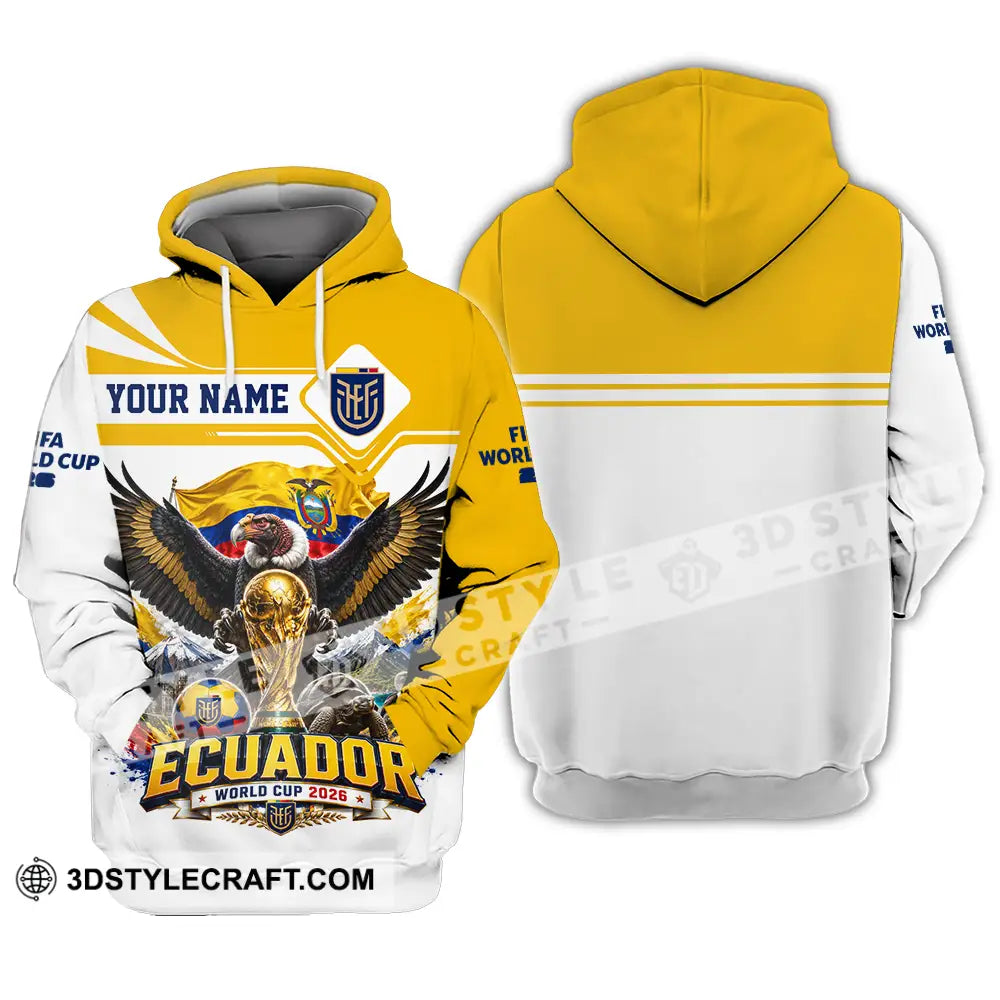 Unisex Shirt - Custom Ecuador World Cup 2026 Shirt - Hoodie / S - T-shirt