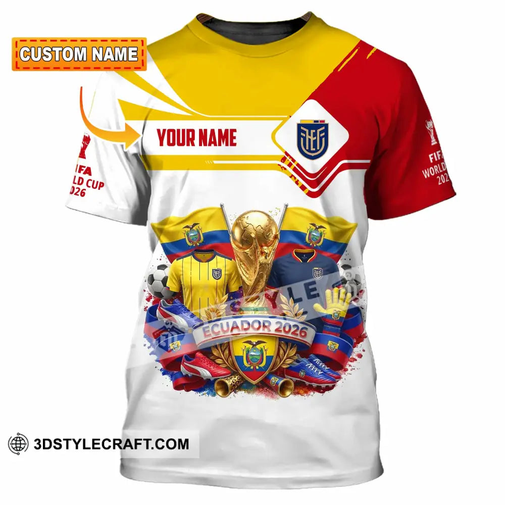 Unisex Shirt - Custom Ecuador World Cup 2026 Shirt - T-shirt