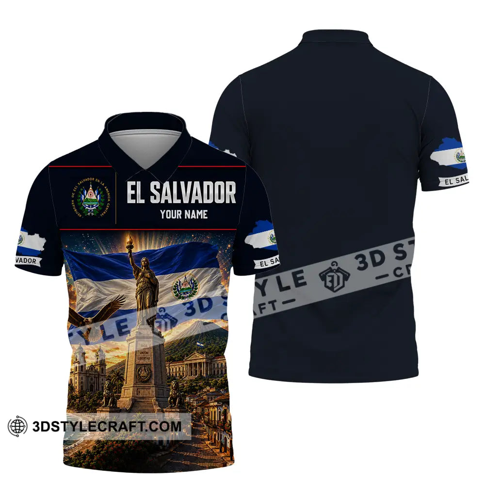 Unisex Shirt - Custom El Salvador Shirt - Polo Shirt / S - T-shirt