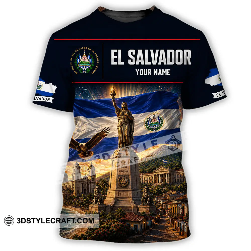 Unisex Shirt - Custom El Salvador Shirt - T-Shirt / S - T-shirt