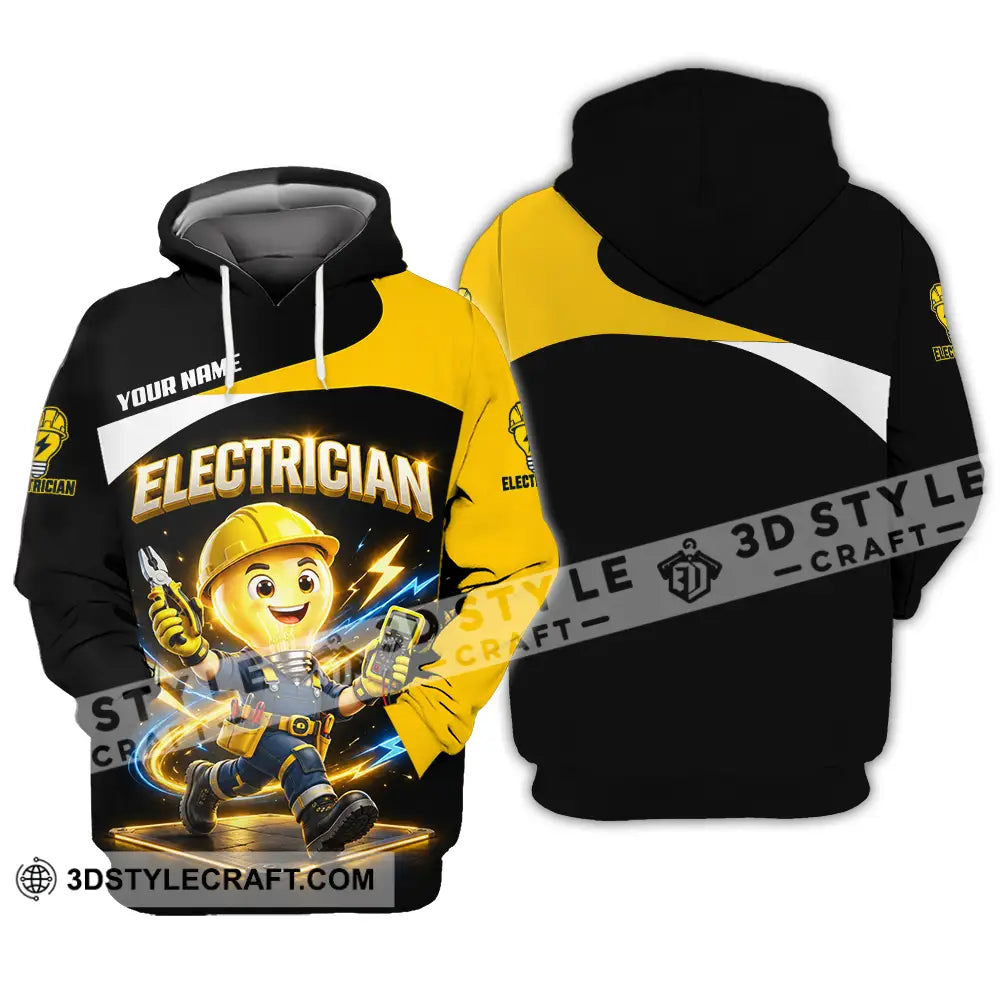 Unisex Shirt - Custom Electrician Shirt - Hoodie / S - T-shirt