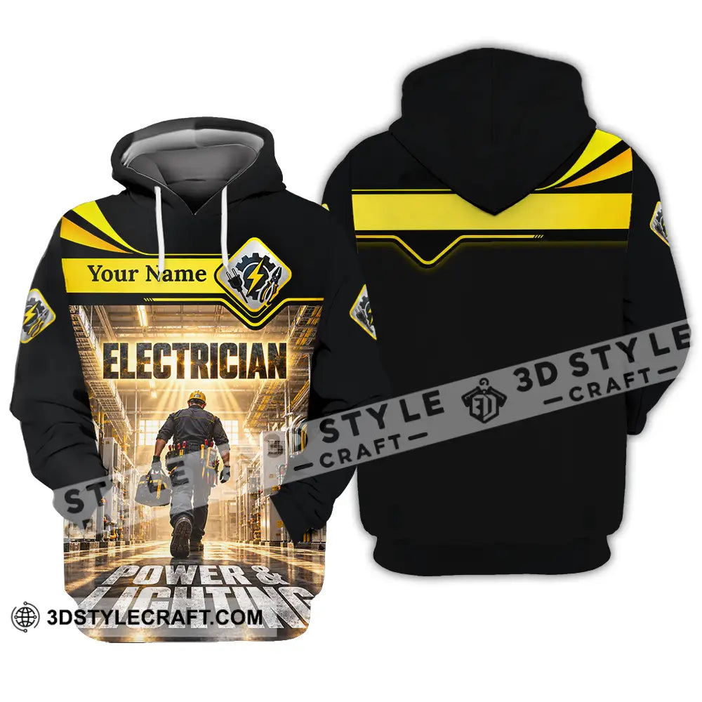 Unisex Shirt - Custom Electrician Shirt - Hoodie / S - T-shirt