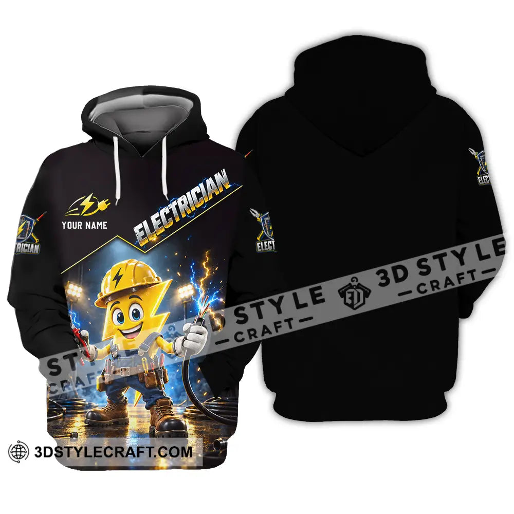 Unisex Shirt - Custom Electrician Shirt - Hoodie / S - T-shirt