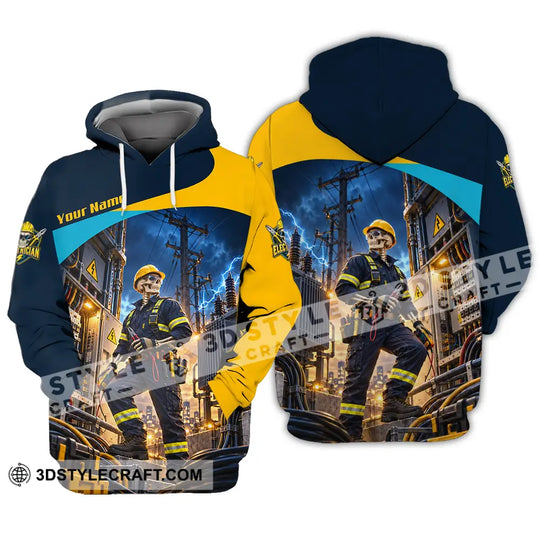 Unisex Shirt - Custom Electrician Shirt style option 3