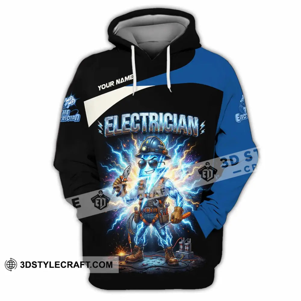 Unisex Shirt - Custom Electrician Shirt - Hoodie / S - T-shirt