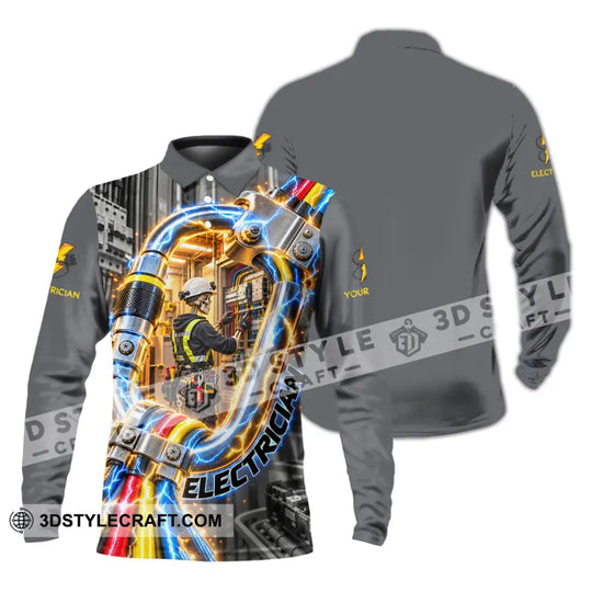 Unisex Shirt - Custom Electrician Shirt style option 4