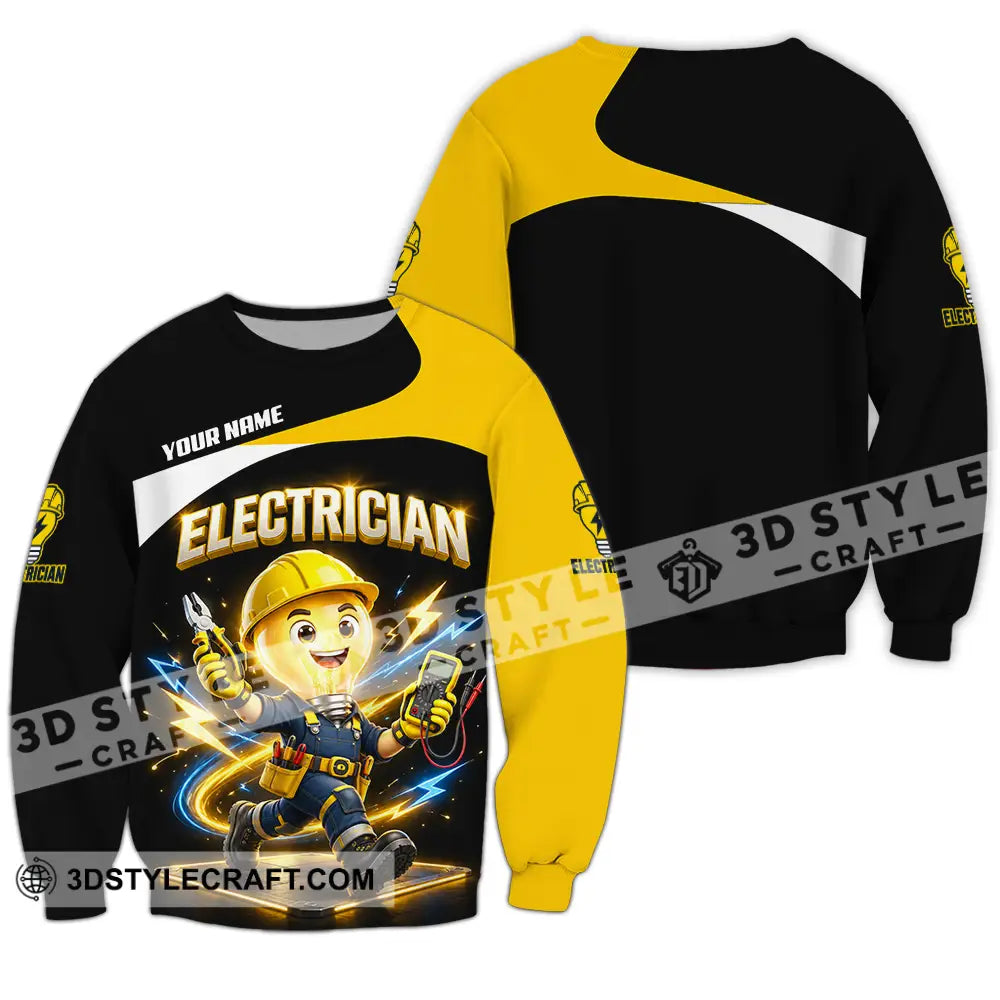 Unisex Shirt - Custom Electrician Shirt - Long Sleeve / S - T-shirt
