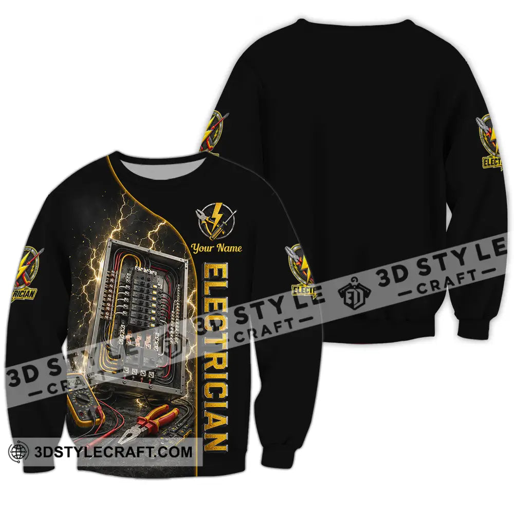 Unisex Shirt - Custom Electrician Shirt - Long Sleeve / S - T-shirt