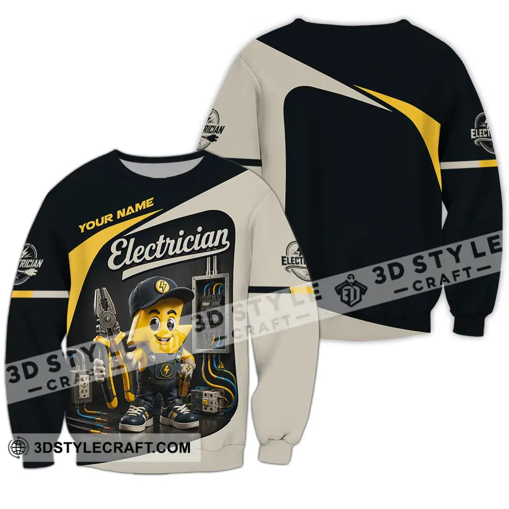 Unisex Shirt - Custom Electrician Shirt - Long Sleeve / S - T-shirt