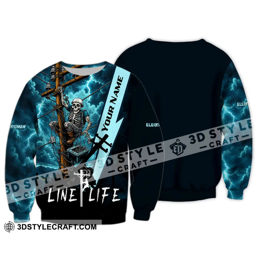 Unisex Shirt - Custom Electrician Shirt - Long Sleeve / S - T-shirt