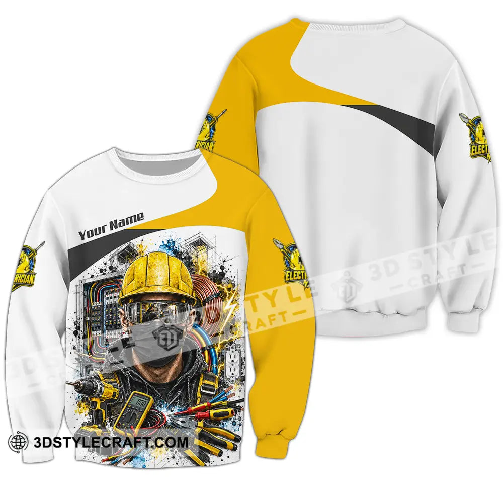 Unisex Shirt - Custom Electrician Shirt - Long Sleeve / S - T-shirt