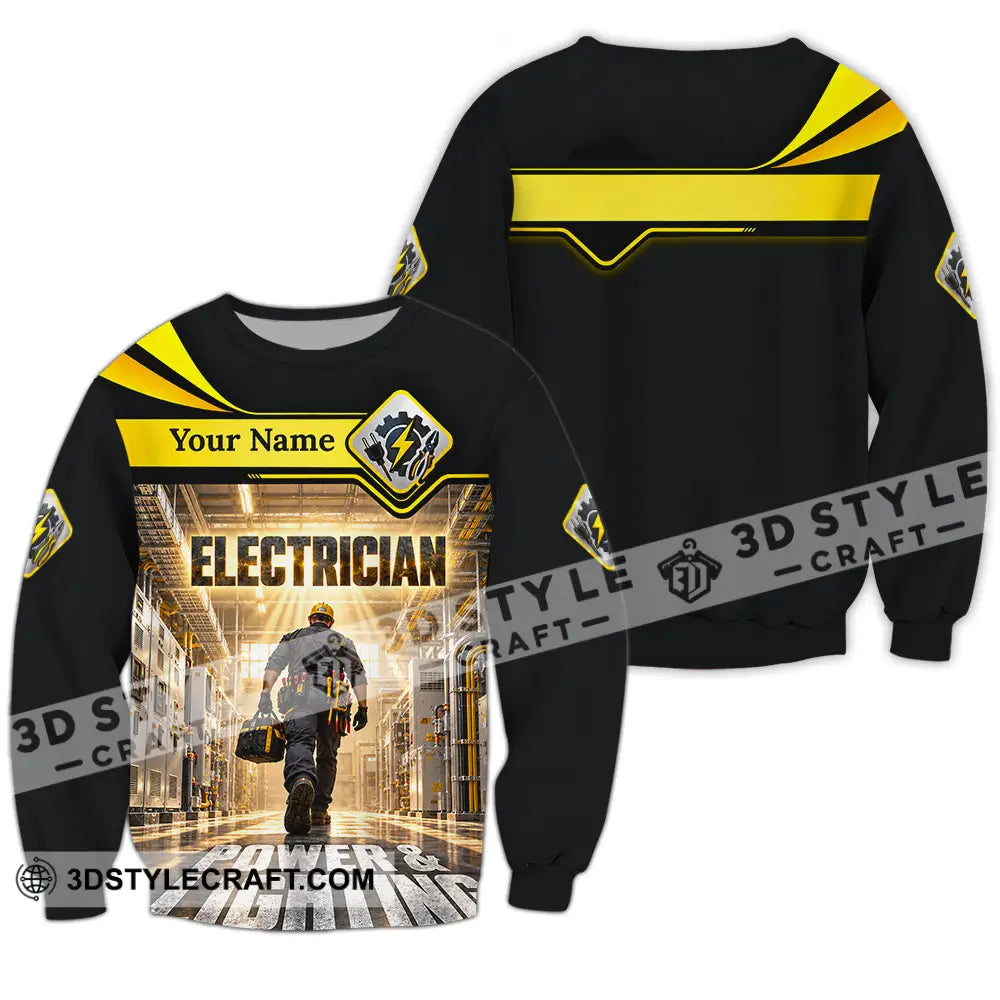 Unisex Shirt - Custom Electrician Shirt - Long Sleeve / S - T-shirt
