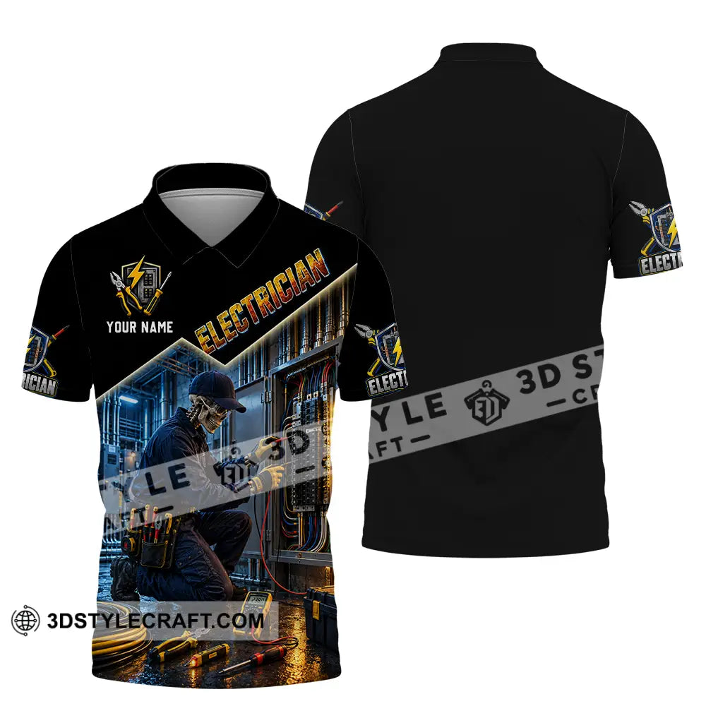 Unisex Shirt - Custom Electrician Shirt - Polo Shirt / S - T-shirt