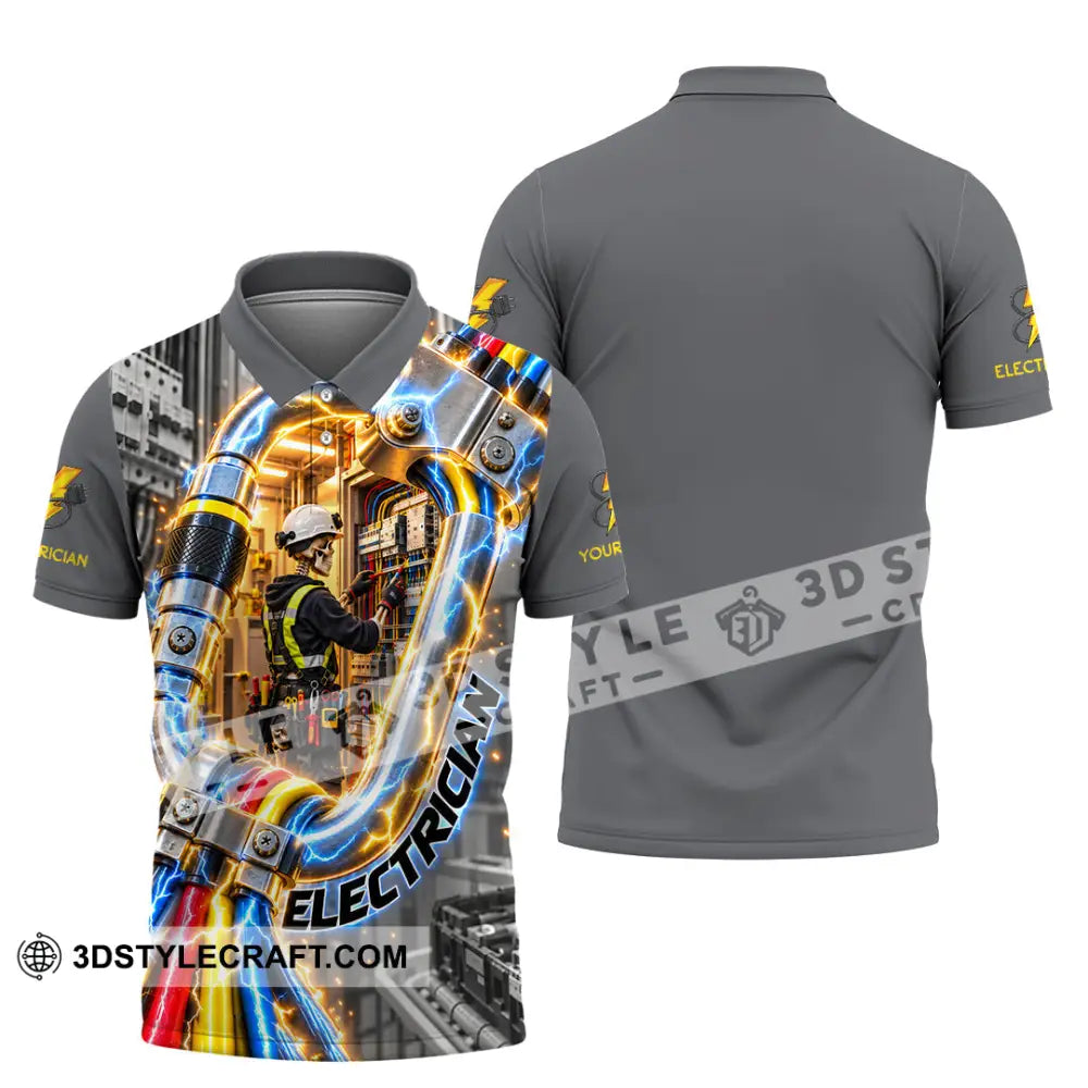 Unisex Shirt - Custom Electrician Shirt - Polo Shirt / S - T-shirt