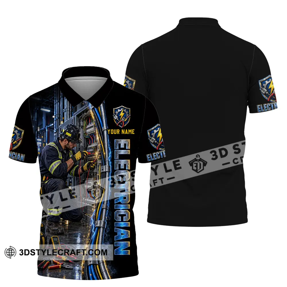 Unisex Shirt - Custom Electrician Shirt - Polo Shirt / S - T-shirt