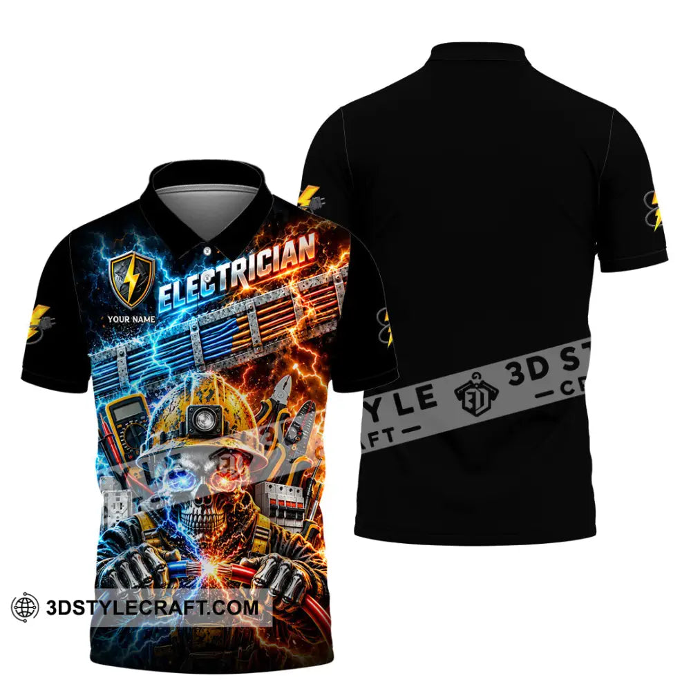 Unisex Shirt - Custom Electrician Shirt - Polo Shirt / S - T-shirt